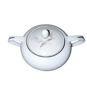 Kaysons Golden Rhapsody Sugar Bowl with Lid Fine‎ China Japan Floral